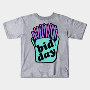 Clean Bid Day Fry Kids T-Shirt